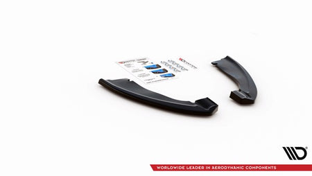 Maxton Rear Side Splitters BMW X5 M F15 - Gloss Black
