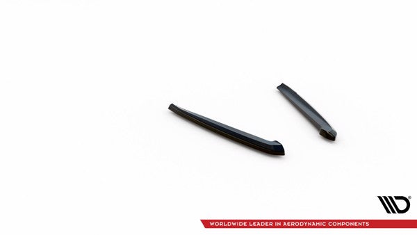 Maxton Rear Side Splitters Porsche Panamera / Panamera Diesel 970 - Gloss Black