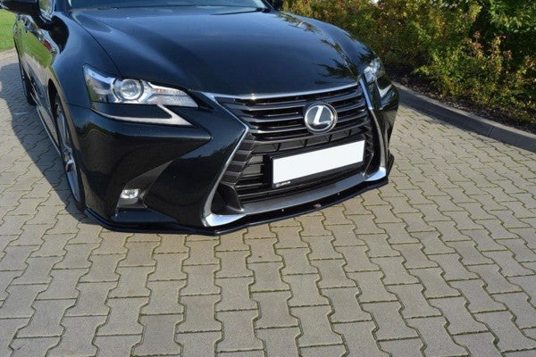 Maxton Front Splitter V.1 Lexus Gs Mk4 Facelift - Gloss Black