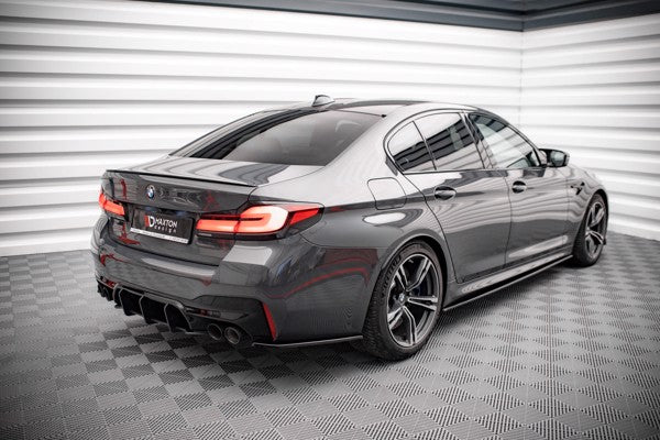 Maxton Side Skirts Diffusers BMW M5 F90 - Gloss Black
