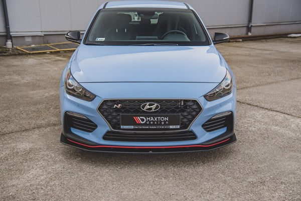 Maxton Racing Durability Front Splitter Hyundai I30 N Mk3 Hatchback / Fastback - Black