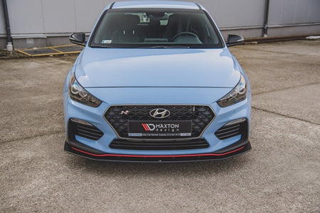 Maxton Racing Durability Front Splitter Hyundai I30 N Mk3 Hatchback / Fastback - Black
