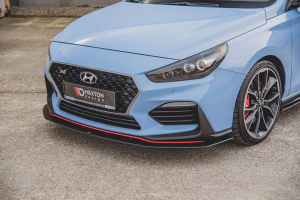 Maxton Racing Durability Front Splitter Hyundai I30 N Mk3 Hatchback / Fastback - Black