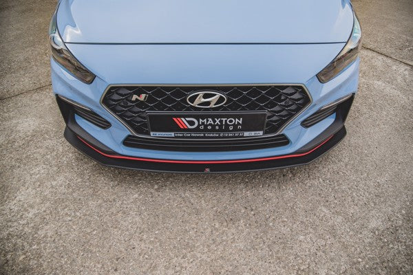 Maxton Racing Durability Front Splitter Hyundai I30 N Mk3 Hatchback / Fastback - Black
