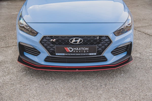 Maxton Racing Durability Front Splitter Hyundai I30 N Mk3 Hatchback / Fastback - Black