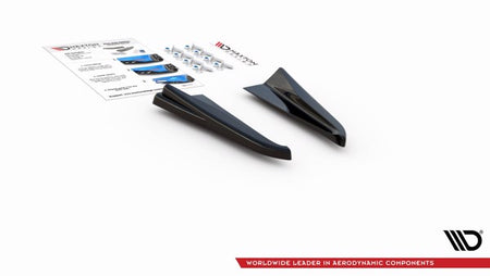 Maxton Rear Side Splitters Audi RSq3 F3 - Gloss Black
