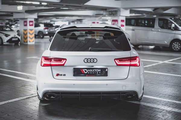 Maxton Rear Side Splitters V.2 Audi RS6 C7 - Gloss Black (OUTLET) 