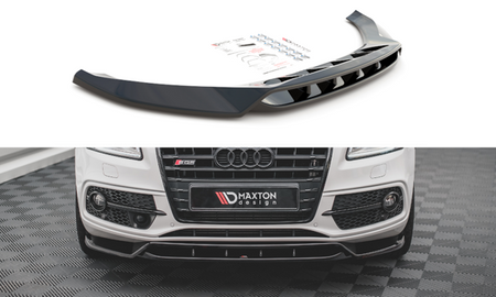 Maxton Front Splitter Audi Sq5 Mk1 (8R) - Gloss Black