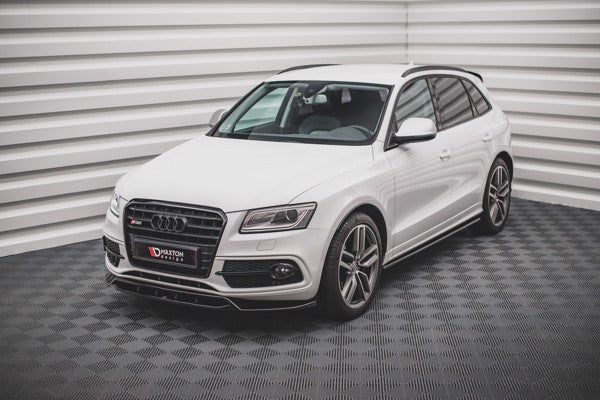 Maxton Front Splitter Audi Sq5 Mk1 (8R) - Gloss Black