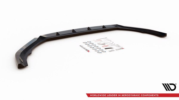 Maxton Front Splitter V.1 Volvo V90 Mk2 - Gloss Black