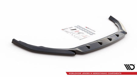 Maxton Front Splitter V.1 Volvo V90 Mk2 - Gloss Black