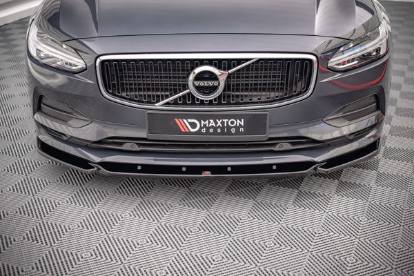 Maxton Front Splitter V.1 Volvo V90 Mk2 - Gloss Black