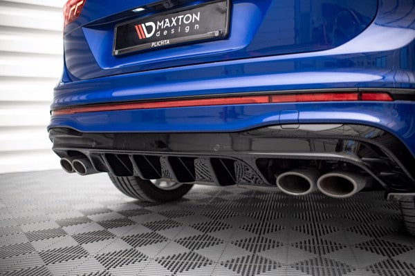 Maxton Rear Valance Volkswagen Tiguan R Mk2 Facelift - Gloss Black