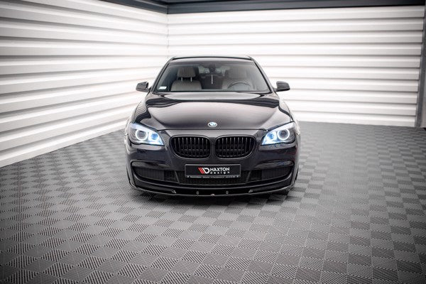 Maxton Front Splitter V.2 BMW 7 M-Pack F01 - Gloss Black