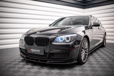 Maxton Front Splitter V.2 BMW 7 M-Pack F01 - Gloss Black