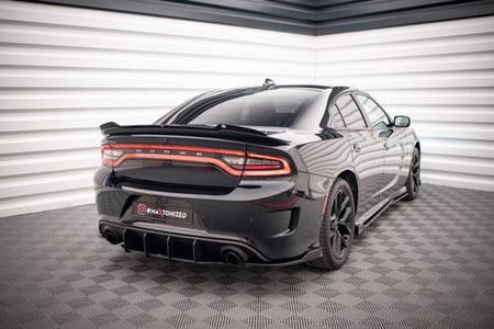 Maxton Rear Side Splitters Dodge Charger Srt Mk7 Facelift - Gloss Black