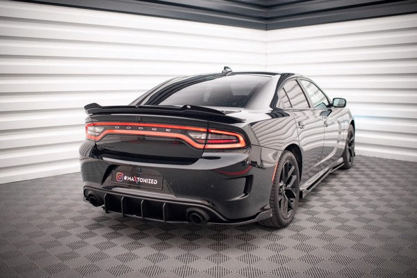 Maxton Rear Side Splitters Dodge Charger Srt Mk7 Facelift - Gloss Black