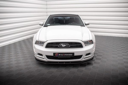 Maxton Front Splitter Ford Mustang Mk5 Facelift - Gloss Black