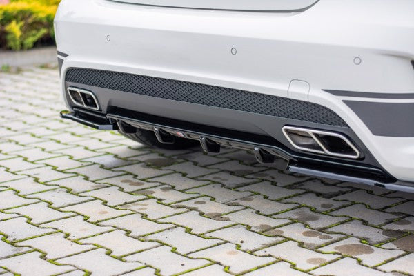 Maxton Rear Valance Mercedes A45 Amg W176 - Gloss Black