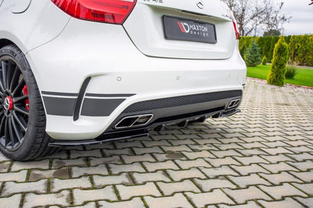 Maxton Rear Valance Mercedes A45 Amg W176 - Gloss Black
