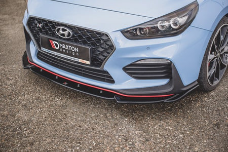 Maxton Front Splitter V.5 Hyundai I30 N Mk3 Hatchback/ Fastback - Gloss Black