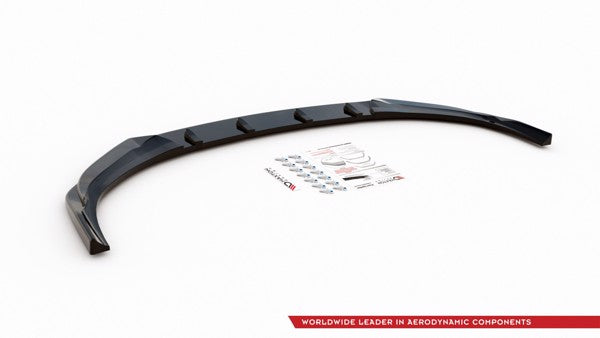 Maxton Front Splitter V.5 Hyundai I30 N Mk3 Hatchback/ Fastback - Gloss Black