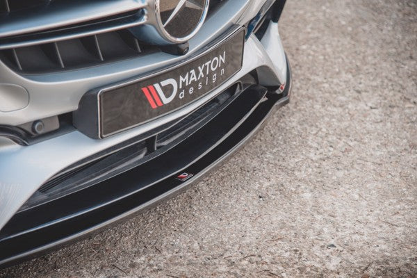 Maxton Front Splitter V.2 Mercedes-Benz E63 Amg Estate/Sedan S213/W213 - Gloss Black