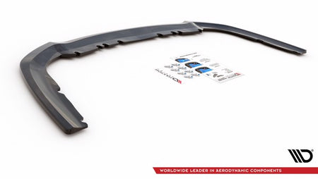 Maxton Central Rear Splitter Ford Mondeo Estate Platinium Mk5 Facelift - Gloss Black