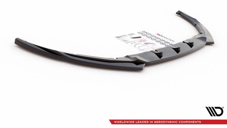 Maxton Front Splitter V.5 Ford Focus St Mk3 Facelift - Gloss Black