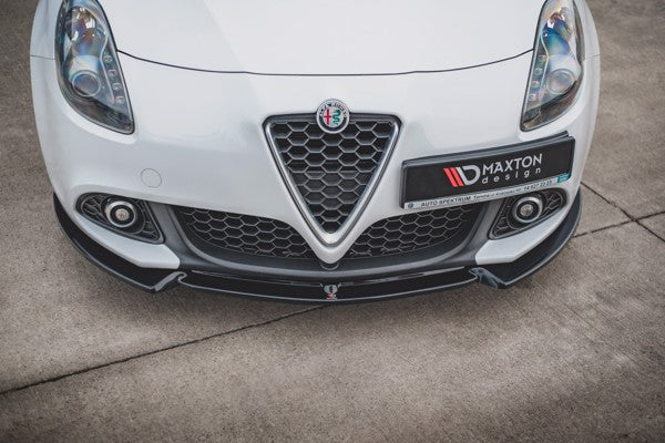 Maxton Front Splitter V.2 Alfa Romeo Giulietta Facelift - Gloss Black
