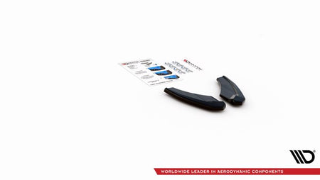 Maxton Rear Side Splitters V.1 Audi S3 Sportback 8Y - Gloss Black