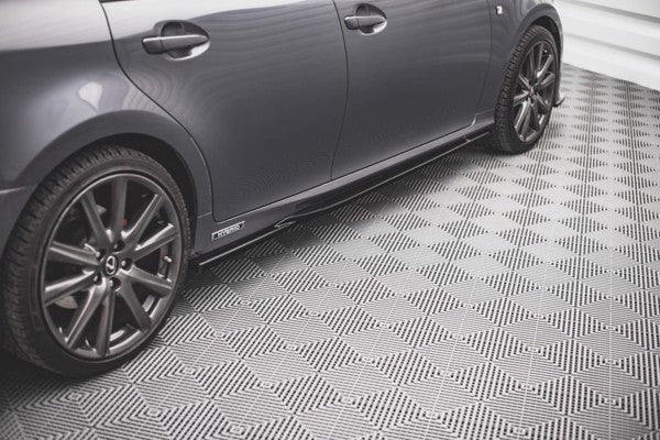 Maxton Side Skirts Diffusers Lexus Gs F Sport Mk4(L10) - Gloss Black