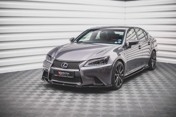 Maxton Side Skirts Diffusers Lexus Gs F Sport Mk4(L10) - Gloss Black