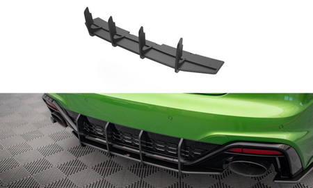 Maxton Street Pro Rear Diffuser Audi RS5 F5 Facelift - Black