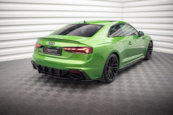 Maxton Street Pro Rear Diffuser Audi RS5 F5 Facelift - Black