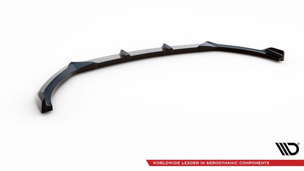 Maxton Front Splitter V.2 Hyundai I20 Mk2 Facelift - Gloss Black