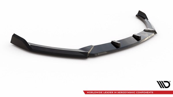 Maxton Front Splitter V.2 Hyundai I20 Mk2 Facelift - Gloss Black