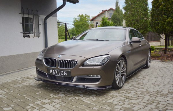 Maxton Side Skirts Diffusers BMW 6 Gran Coupé - Gloss Black