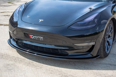 Maxton Front Splitter Tesla Model 3 - Gloss Black