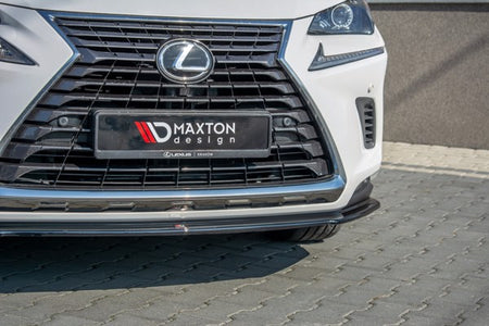 Maxton Front Splitter Lexus Nx Facelift - Gloss Black