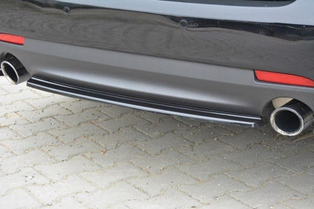 Maxton Rear Center Splitter Saab 9-3 Aero Mk2 Facelift - Gloss Black