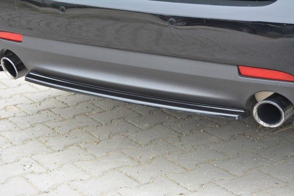 Maxton Rear Center Splitter Saab 9-3 Aero Mk2 Facelift - Gloss Black