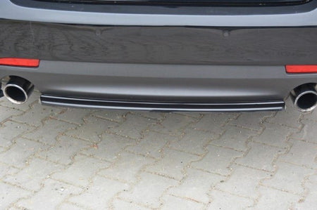Maxton Rear Center Splitter Saab 9-3 Aero Mk2 Facelift - Gloss Black