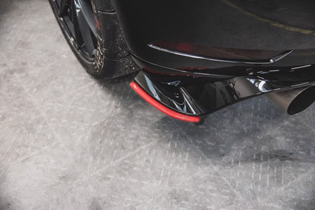 Maxton Rear Side Splitters VW Golf 7 Gti Tcr - Gloss Black