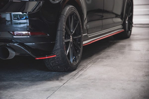 Maxton Rear Side Splitters VW Golf 7 Gti Tcr - Gloss Black
