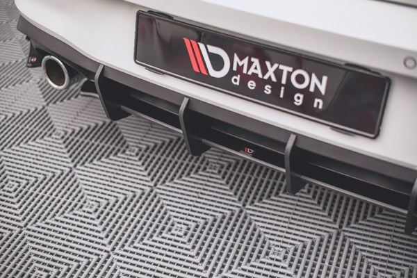 Maxton Racing Durability Rear Diffuser V.1 Volkswagen Golf 8 Gti  - Black