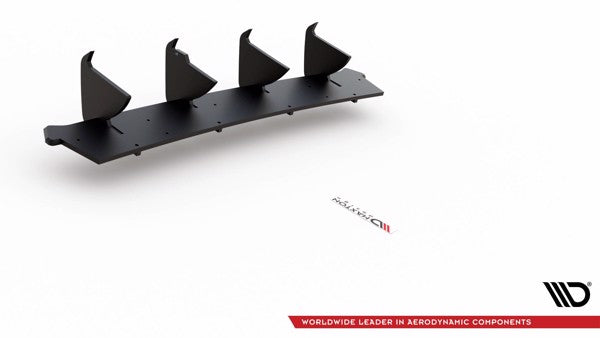 Maxton Racing Durability Rear Diffuser V.1 Volkswagen Golf 8 Gti  - Black