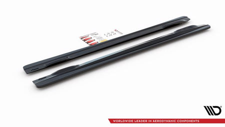 Maxton Side Skirts Diffusers Mazda Cx-3 - Gloss Black