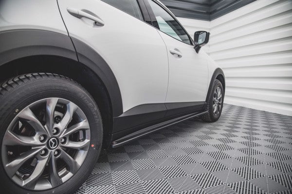 Maxton Side Skirts Diffusers Mazda Cx-3 - Gloss Black