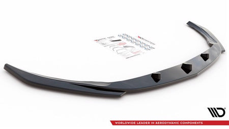 Maxton Front Splitter V.3 Mercedes-Amg Cla 45 Aero C118 - Gloss Black